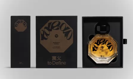 寓义to Define万象棱镜瓶香水包装设计
