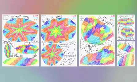 幸福的四口之家