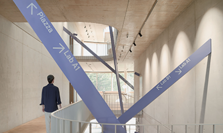 helmholtz pioneer campus signage system